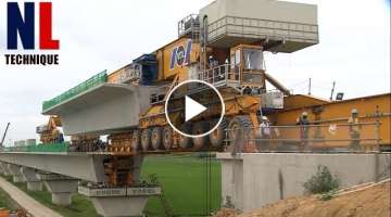 Amazing Modern Bridge Construction Machines - Latest Bridge Construction Technology