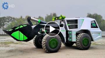 THE MOST AMAZING TRUCKS AND MODERN MACHINERY YOU HAVE TO SEE ▶ AUTONOMOUS ELECTRIC WHEEL LOADER