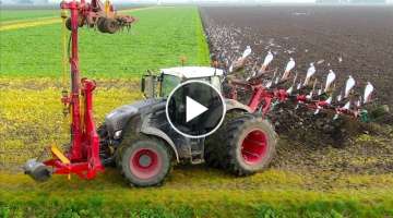 Ploughing and Soil Preparation in one Pass | Fendt 939 w/ MH Rotor-arm & Kverneland 7 furrow plou...