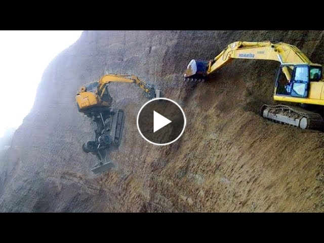 10 Extreme Dangerous Idiots Excavator Operator Skills Fastest Climbi Rdz Machines 8801