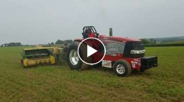 Farming with a Pulling Tractor