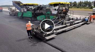 Modern Road Construction Machines - Amazing Extreme Asphalt Paving Machine ▶ 1