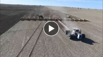 The largest tractor in the world costs $1 million and pulls a 70-meter plow