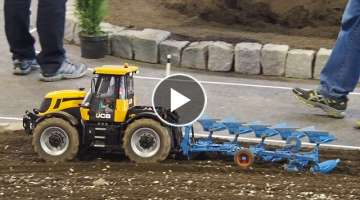 BIG RC Tractor ploughing | JCB Fasttrac 3220 | 5-Schar Plough