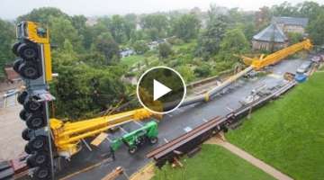 10 Extreme Dangerous Fails Biggest Crane Operator Skills, Fastest Heavy Equipment Machines Workin...