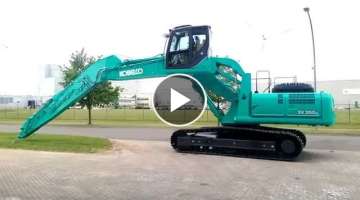 Kobelco SK350 with Cabinlift and extended Stick