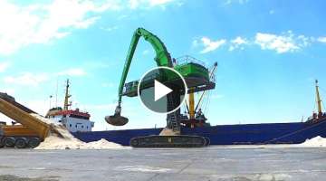 HOW TO LOAD SALT INTO A DRY CARGO SHIP
