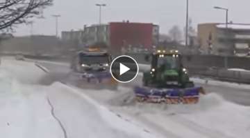 John Deere Tractor Snow Shovel Accident