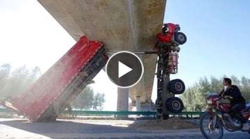 10 Extreme Dangerous Idiots Biggest Truck Fails Heavy Equipment Driving Machines Fails Working