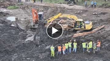 Charity Excavator Pull Challenge Final Success