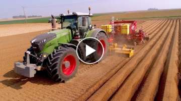 Planting Potatoes | Fendt 1050 + 8 row Grimme GL 860 Compacta | ROPAGRI SPRL Belgium
