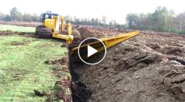 World's Biggest Plow - Extreme Bulldozer Ploughing Field !!!